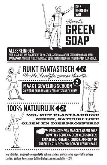 Marcel's Green Soap Toiletreiniger - Sinaasappel en Jasmijn