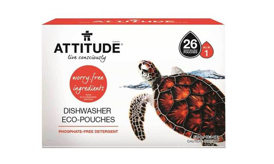 26 Dishwasher tablets in soluble packaging from Attitude