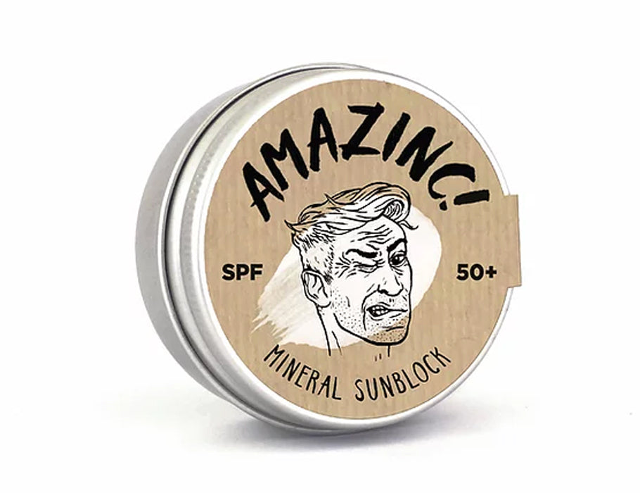 Mineral Sunblock van Amazinc! SPF50 - Shark Tooth White