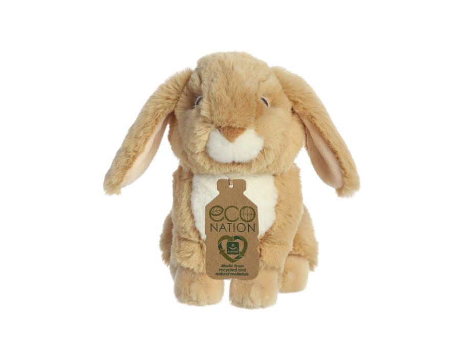 PLUSH STUFFED TOY - LONG-EARED RABBIT - 23 CM