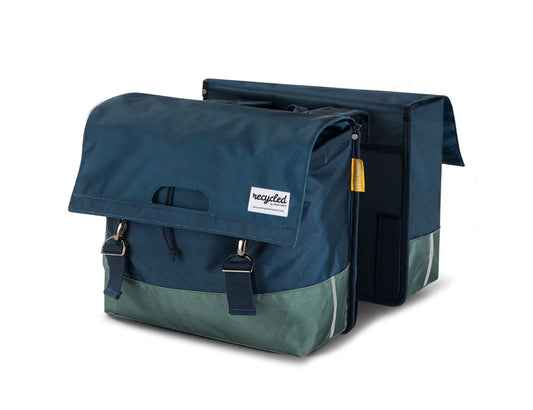 Urban Proof - Dubbele Fietstas - 40 L - Blauw Groen