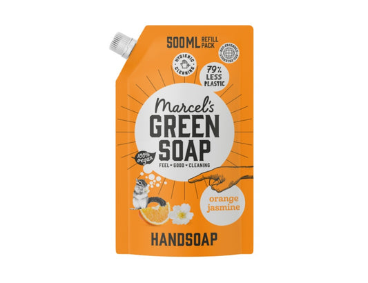 Handzeep Sinaasappel &amp; Jasmijn 500ml navulzak