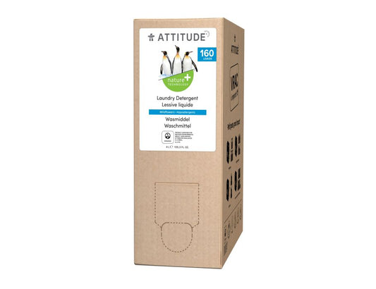 NATURE + - Detergent - 4L - Wildflowers for 160 loads from Attitude