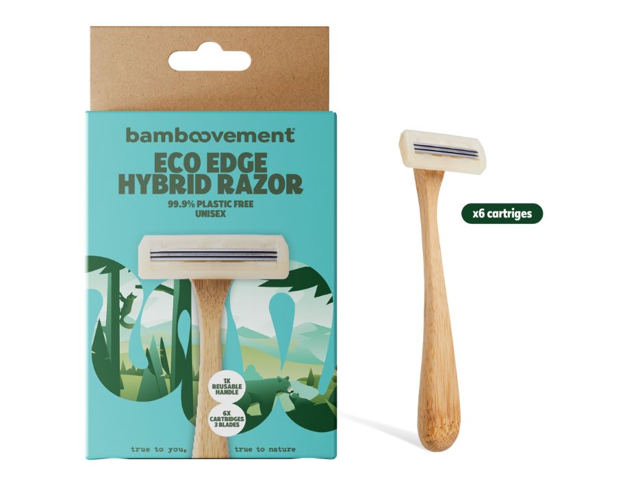 EcoEdge Scheermesje met Bamboe Handvat