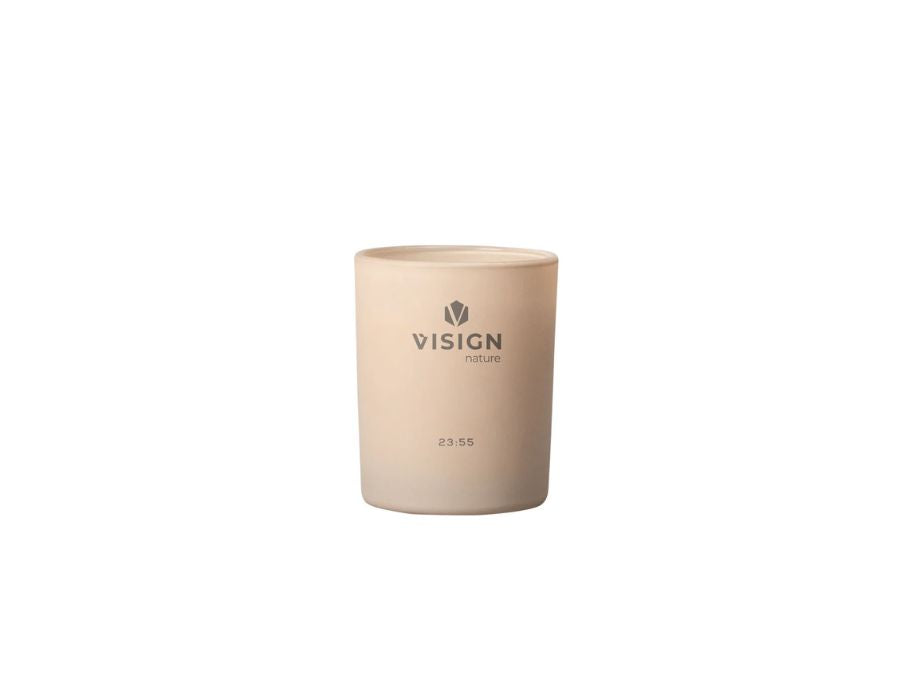 Scented candle in glass "It's Five to Twelve" - ​​340 grams - Visign Nature