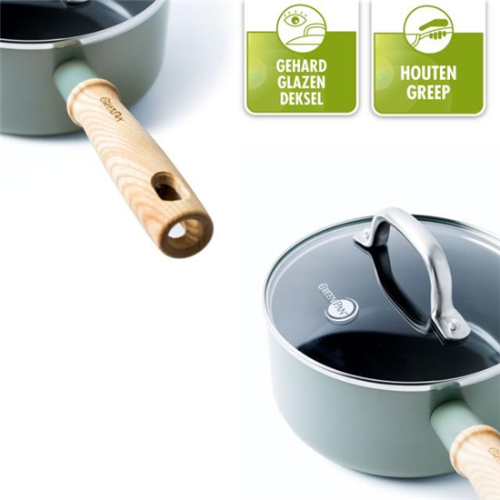 CERAMIC NON-STICK PANS SET 5 PIECES