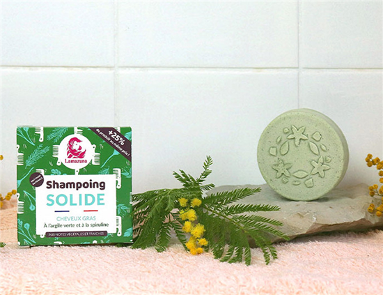 Shampoo Blok - Vet Haar - Groene Klei & Spirulina