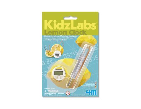 DYI Lemon Clock Construction Kit from KidzLabs