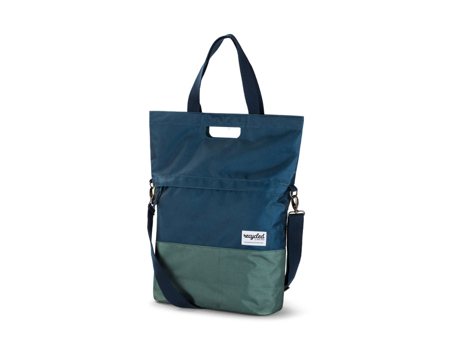 Urban Proof - Bicycle bag recycled shopper - blue green